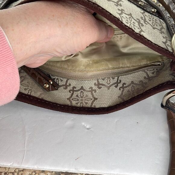 Mercer & Madison  large hobo shoulder tote western bag - Picture 9 of 11